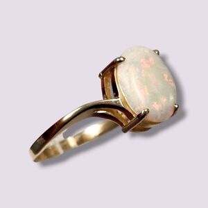 OPAL 14K Gold Ring Certificate